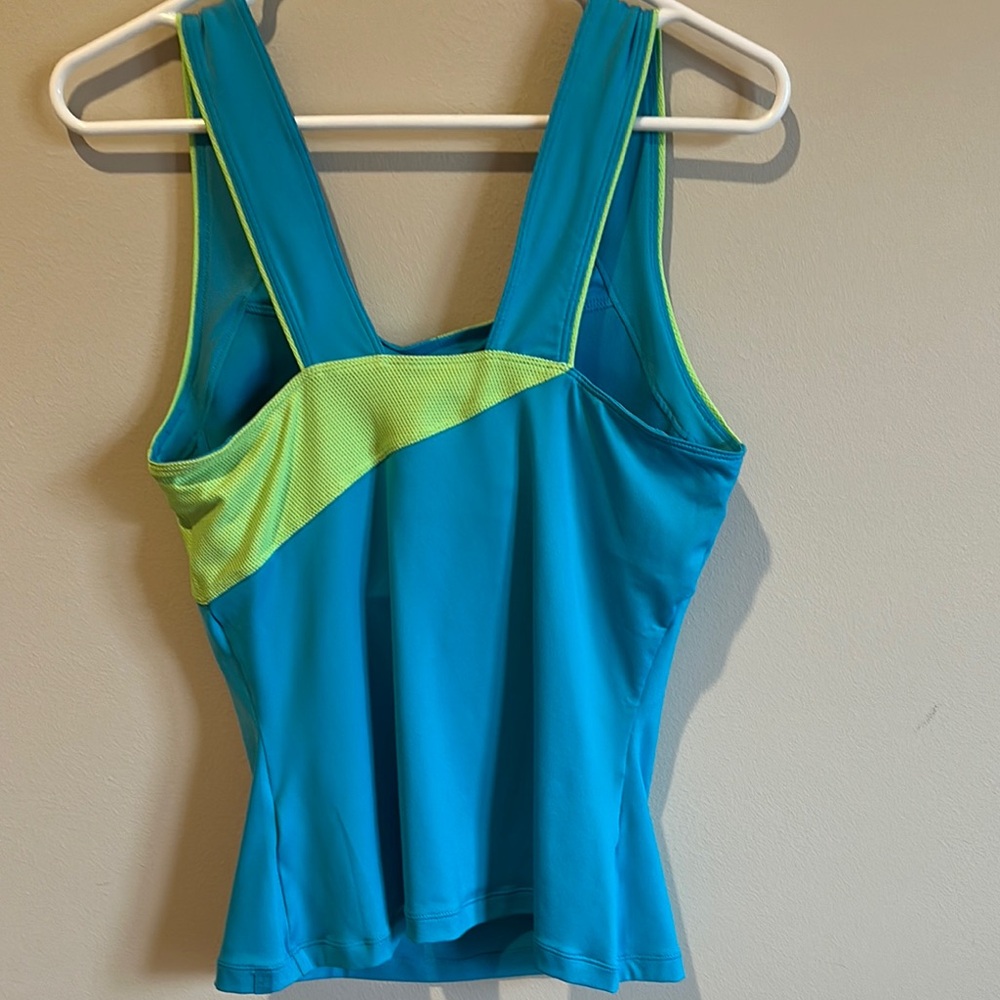 Nike Blue and Green Women's Top and Skirt Set - Picture 3 of 6